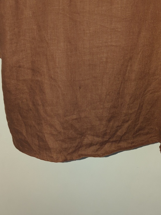 Eliza Faulkner Linen Raffi Top in Brown - Picture 9 of 9